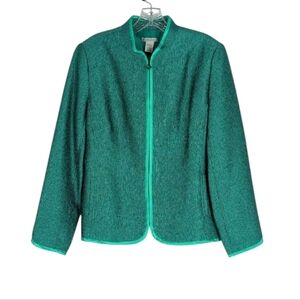 Laura Ashley Zip Up Jacket Size Large Great Condition .